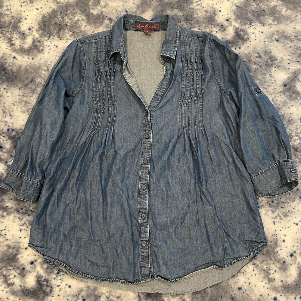 Gloria Vanderbilt Denim shirt